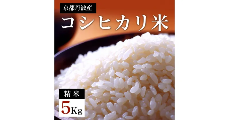 【ふるさと納税】【令和6年産】 京都丹波産　コシヒカリ米（精米）5kgふるさと納税 米 精米 コシヒカリ 特別栽培米 5kg 京都府 福知山市 FCDF001