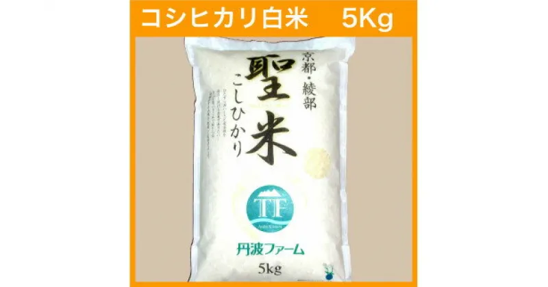 【ふるさと納税】京都府産コシヒカリ 「聖米」 白米 5kg お米 米 白米 精米 こしひかり 国産 京都 綾部【送料無料】