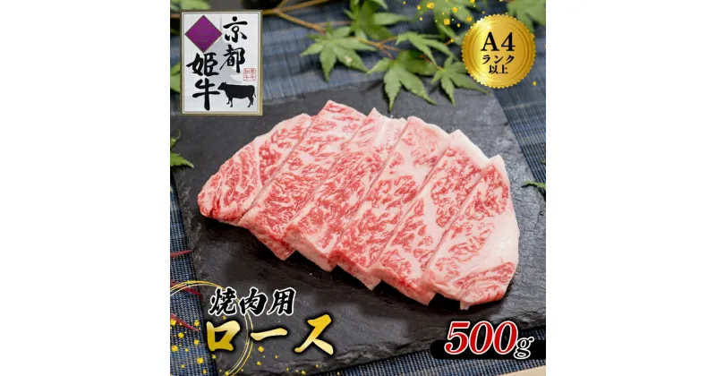 【ふるさと納税】《レビューキャンペーン対象》国産牛肉 京都姫牛 ロース焼肉用 500g 【 冷凍 国産 牛肉 牛 和牛 ロース 焼き肉 BBQ バーベキュー お祝い 誕生日 記念日 お取り寄せ プレゼント 贈り物 贈答 ギフト グルメ 簡単 京都 綾部 】