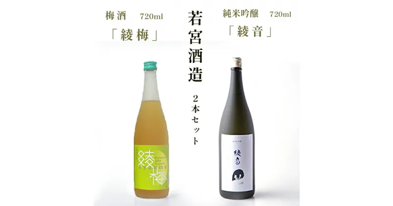 【ふるさと納税】梅酒「綾梅」・純米吟醸「綾音」セット 各720ml お酒セット 酒 日本酒 梅酒 桑の実酒 お酒 飲み比べ プレゼント ギフト お取り寄せ こだわり 晩酌 若宮酒造 綾部 京都【送料無料】