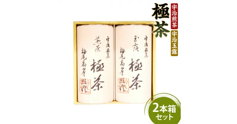 【ふるさと納税】宇治煎茶×宇治玉露 極茶 きわめちゃ 2本箱セット 送料無料 プレゼント 人気 宇治茶 玉露 煎茶 缶入り 緑茶 お茶 高級 日本茶 専門店 お取り寄せ 京都 グリーンティー 茶 老舗茶屋 仏事 法事 自宅用 贈り物 ギフト 贈答 進物 ご挨拶 箱入り AP08