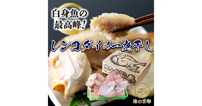 【ふるさと納税】丹後のお魚屋さん一押しの絶品レンコダイの一夜干し　魚貝類・加工食品・魚貝類