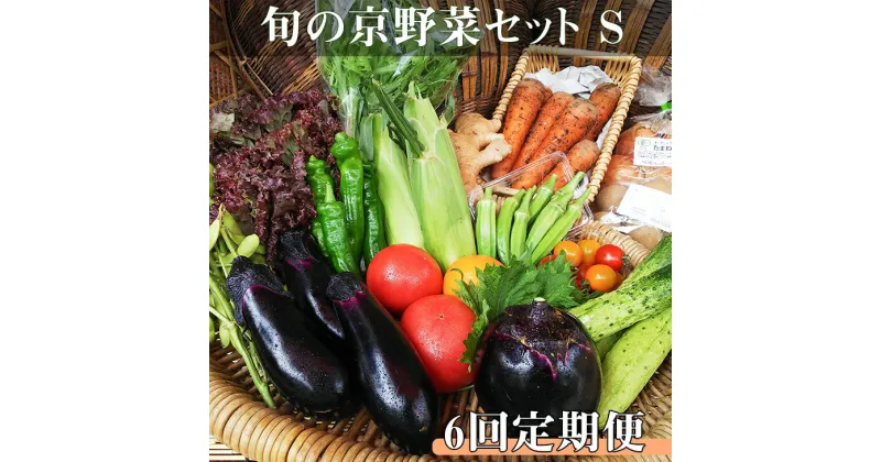 【ふるさと納税】【6回定期便】＜アスカ有機農園＞旬の京野菜セットS＊毎月お届け全6回≪定期便 定期 野菜 やさい 京都 京野菜 セット 詰め合わせ ふるさと納税野菜≫無農薬 有機 有機栽培 有機野菜 旬 直送 冷蔵