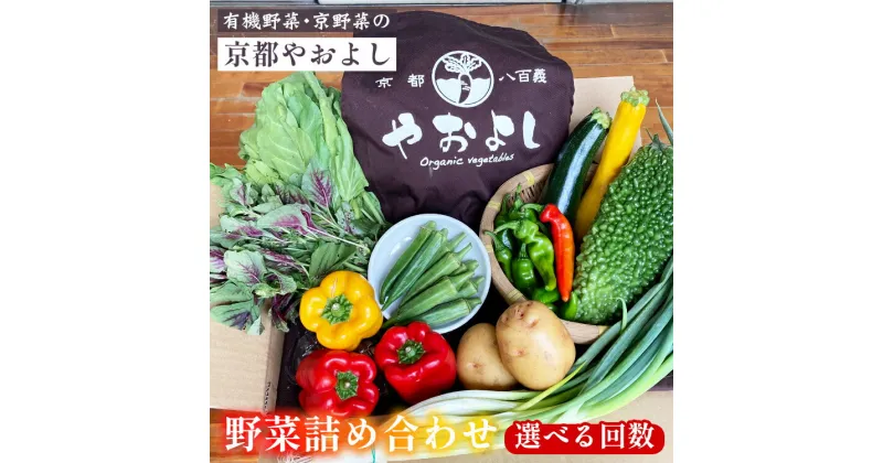 【ふるさと納税】【選べる回数】野菜詰め合わせ　有機野菜・京野菜の『京都やおよし』｜野菜 京都産 オーガニック 有機JAS 農薬不使用 減農薬 定期便 野菜セット ※北海道・沖縄・離島への配送不可